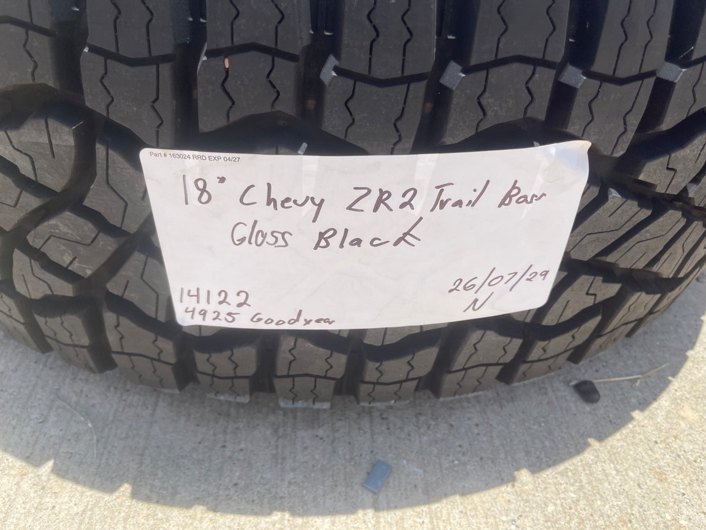 18" Chevy Silverado ZR2 Trail Boss 2500 OEM wheels rims # 14122 2011-2027 NEW