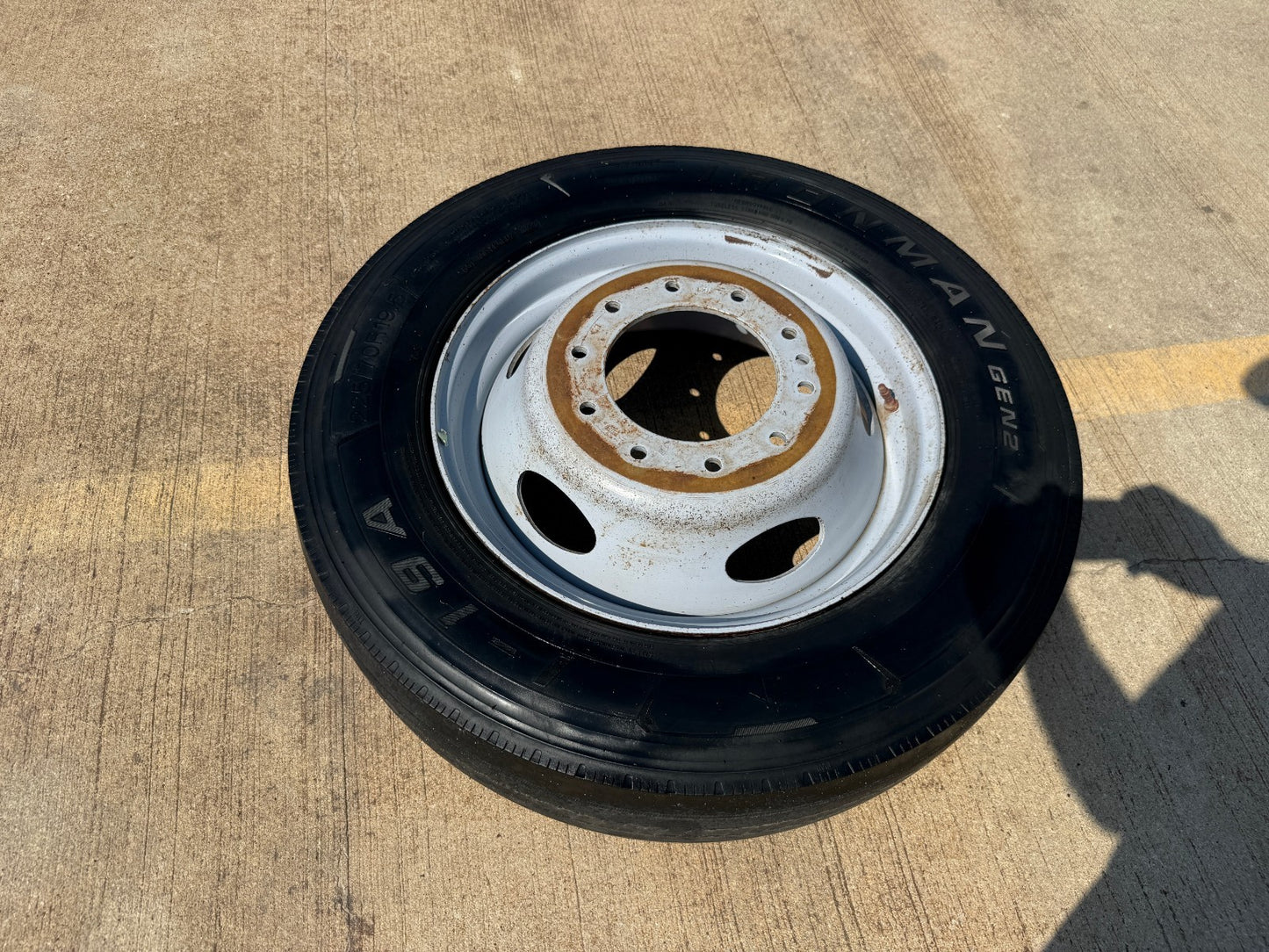 19.5" Ford F-450 Dually F-550 rim RAM 4500 OEM 10x225 spare