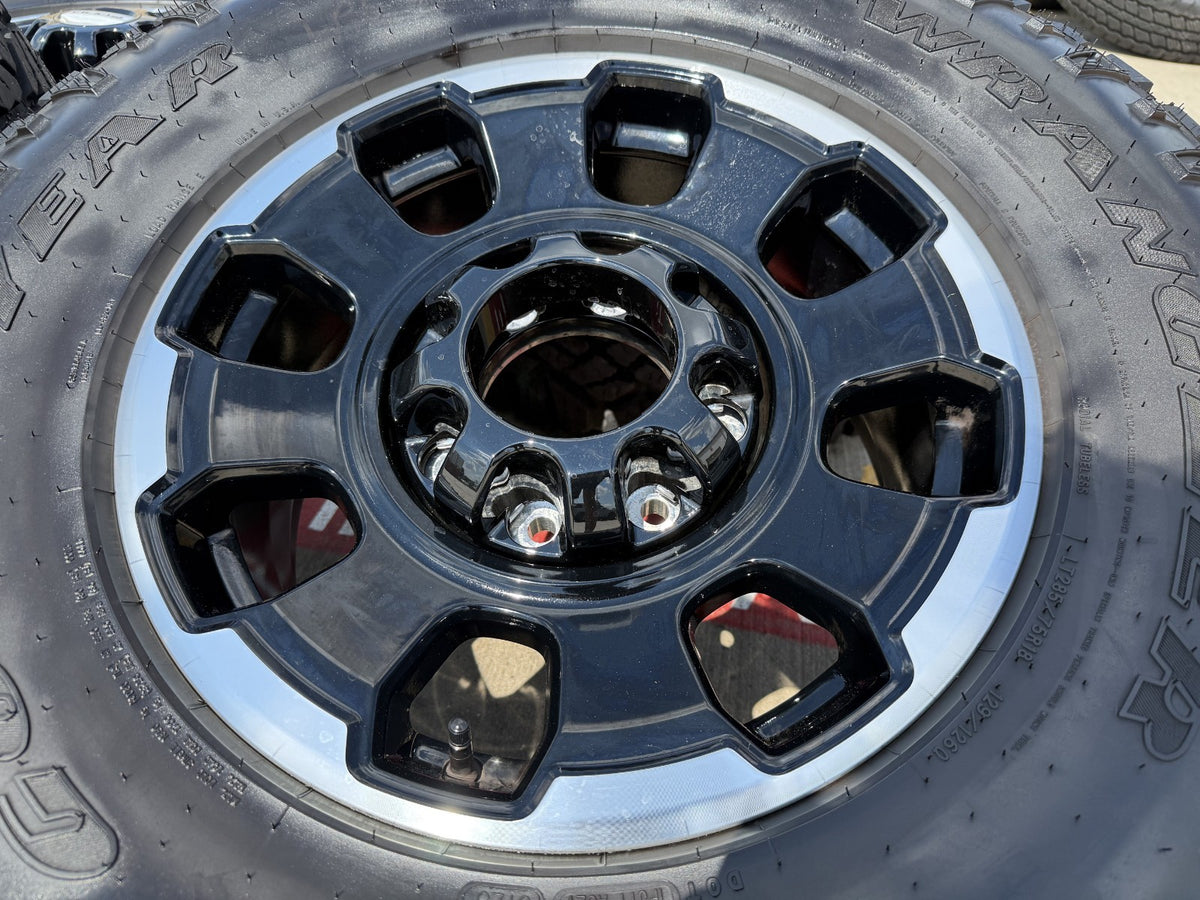 18" Ford F-250 F-350 OEM TREMOR rims wheels 10482 tires SET GOODYEAR DURATRAC AT
