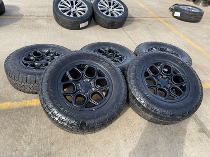 (5) 18" AEV SALTA GMC Sierra AT4X Chevy Silverado OEM rims wheels TOYO A/T3