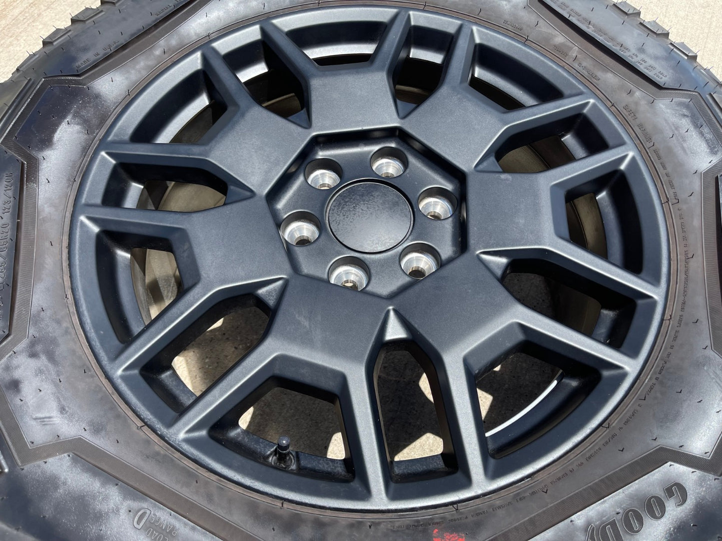 20" Tesla Cyber Truck OEM black wheel rim spare 2024 2025 Cybertruck