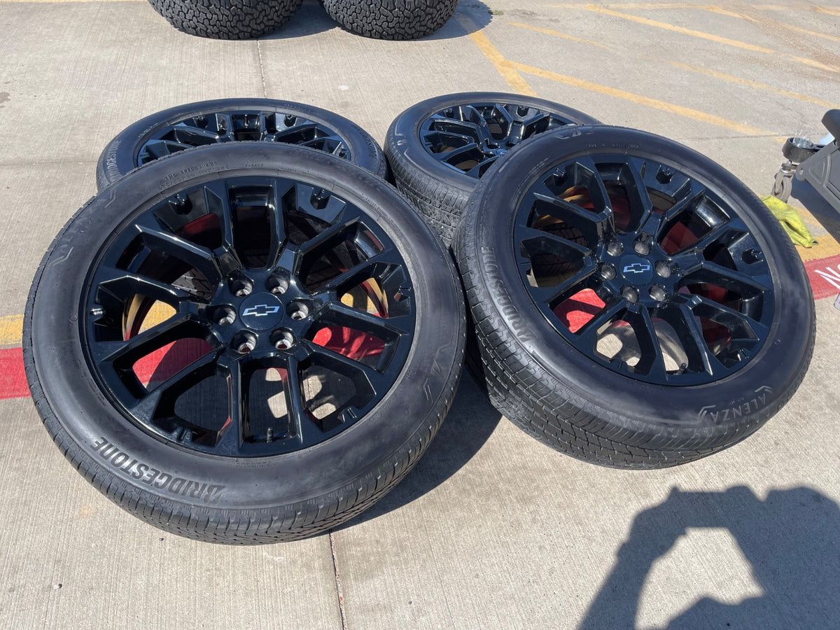 22" Chevy Tahoe Escalade GMC Yukon Sierra OEM 14079 wheels rims 2025 2026 SET