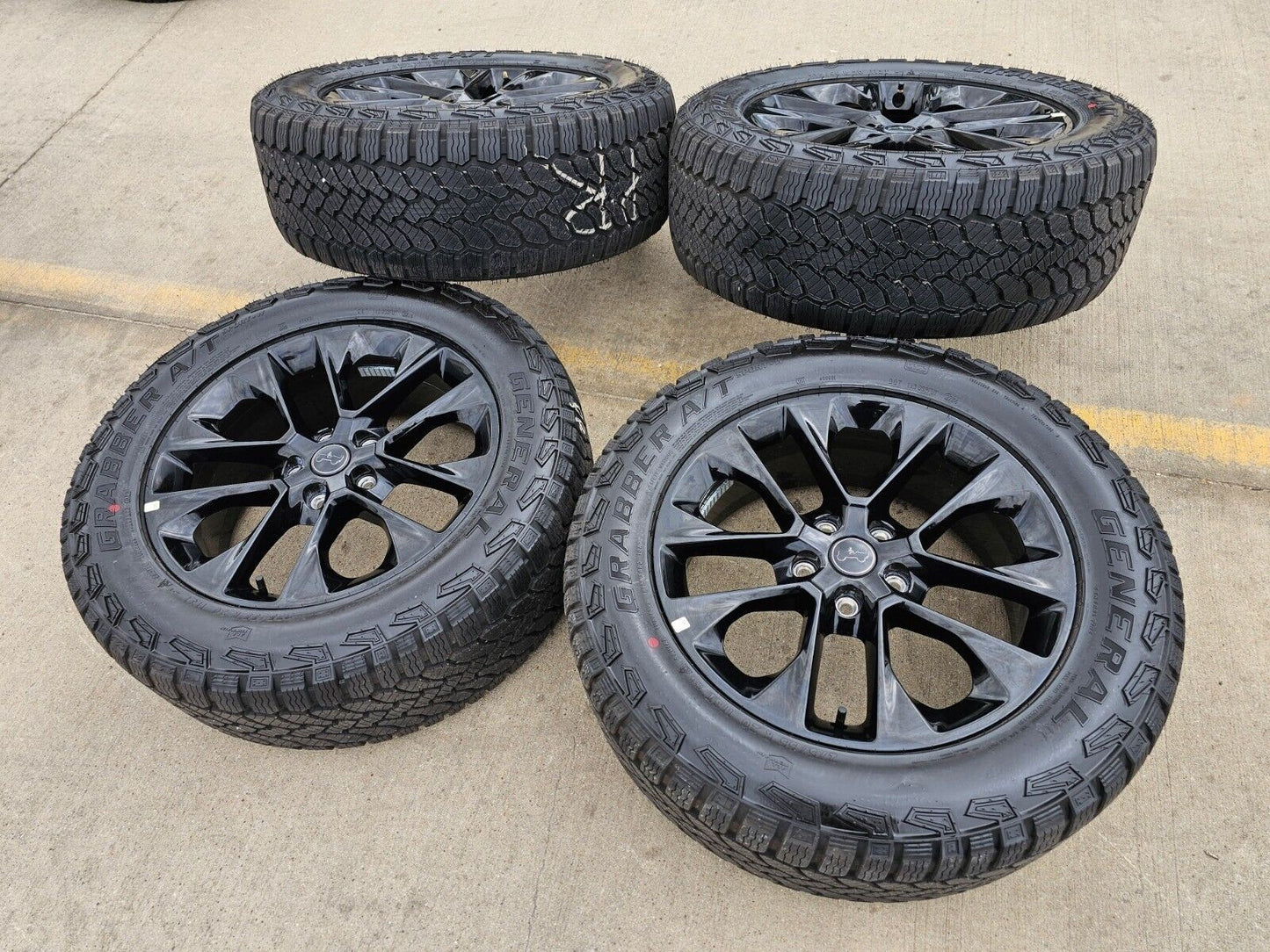 (5) 20" Jeep Wrangler HIGH ALTITUDE 9262 96902 OEM wheels rims SET Gladiator NEW