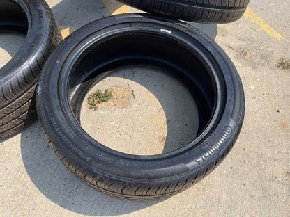 (4) 255/40/19 Continental Contipro Contact RX 96W M+S SL 255/40R19 tires NEW