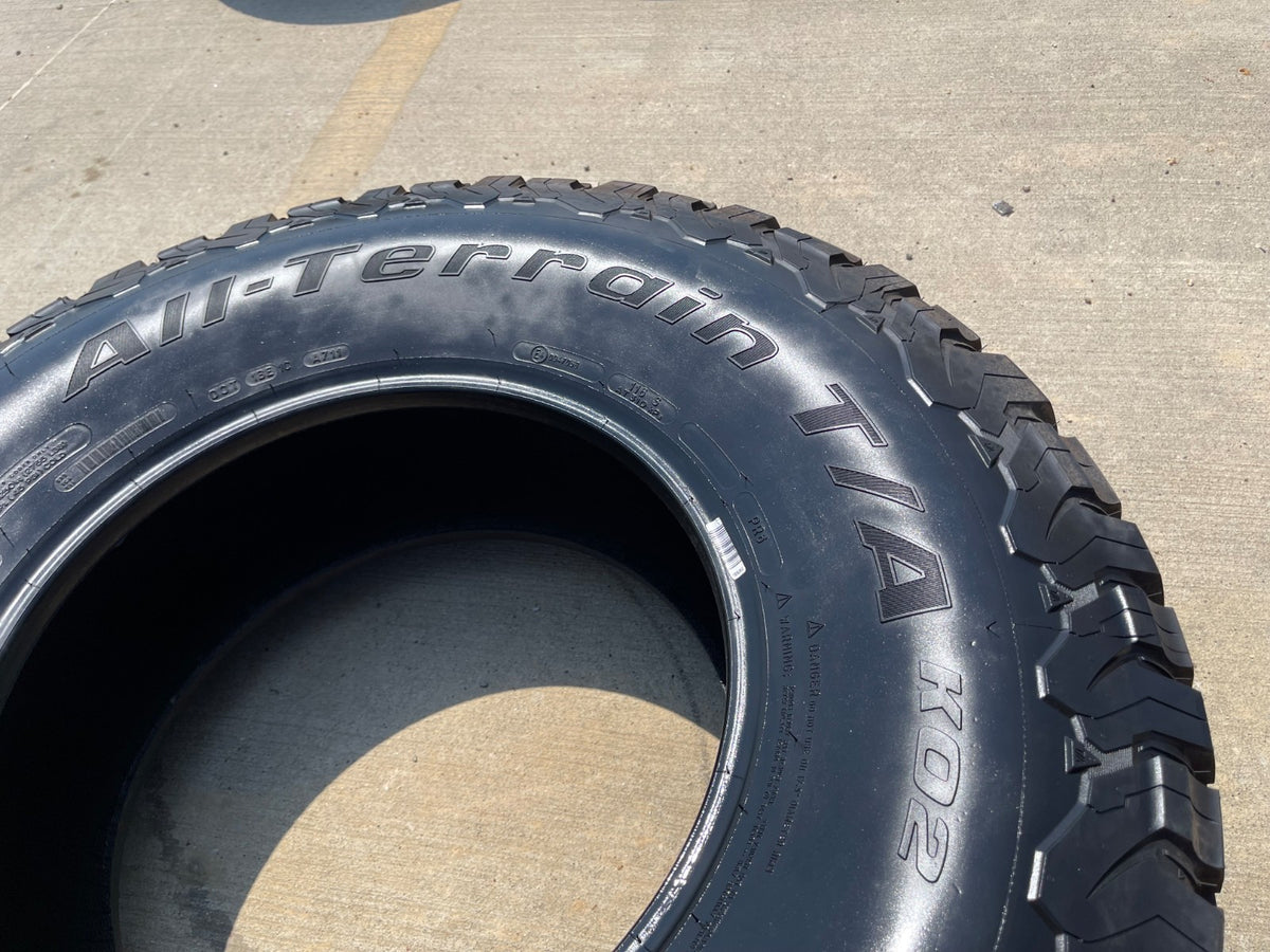(5) 37x12.5x17 BFG KO2 A/T tires F-150 Sierra Tahoe Silverado 37" TAKE OFFS NEW
