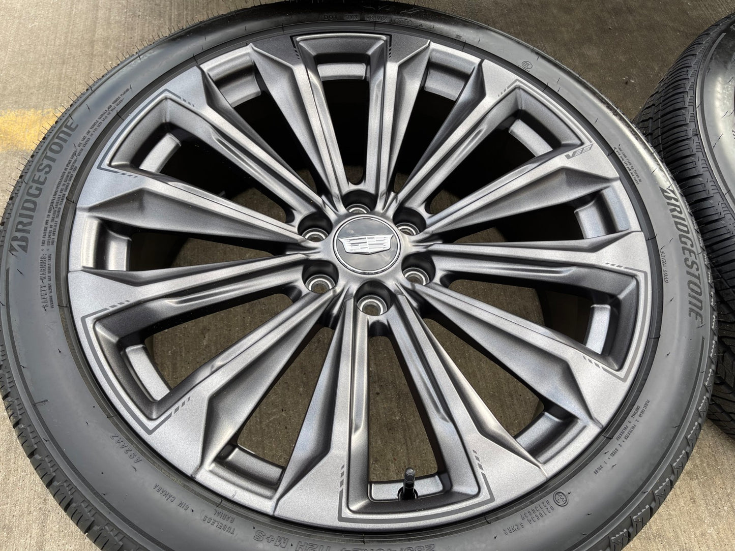 24" Cadillac Escalade V OEM wheels rims tires 2022 2023 2024 2025 2026