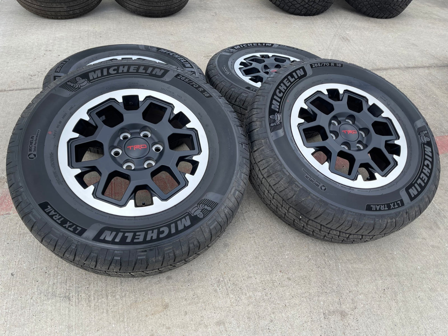 18" Toyota Tacoma 4Runner TRD OEM 94199 wheels rims 2024 2025 2026 MICHELIN NEW
