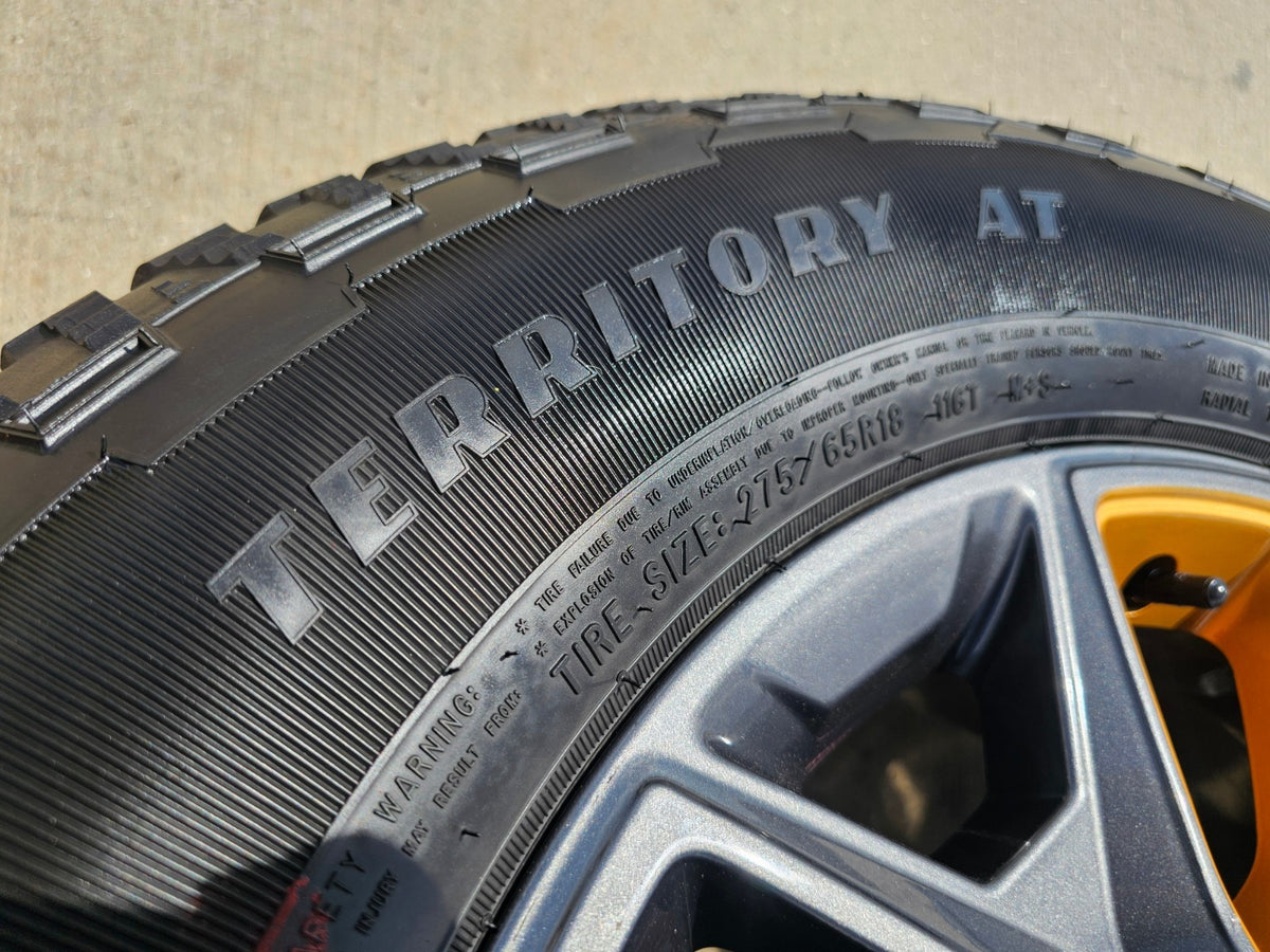 18" Ford Expedition F-150 TREMOR OEM rims wheels 2025 2026 2027 SET GOODYEAR