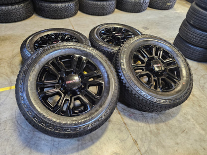 20" GMC Sierra Chevy 2500 OEM 14026 5957 BLACK DIAMOND wheels rims SET
