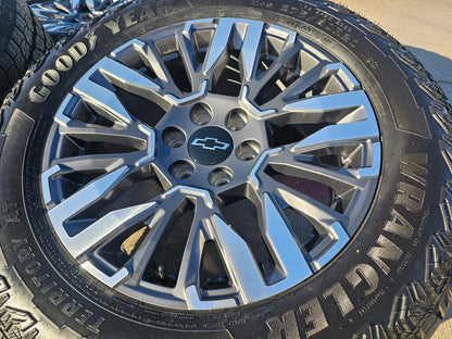 20" Chevy Silverado Z71 GMC Sierra Canyon OEM wheels rims 2024 2025 2026 NEW