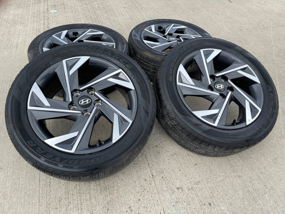 17" Hyundai Elantra Sonata OEM wheel rims 71067 Veloster 2024 2025 2026 GOODYEAR