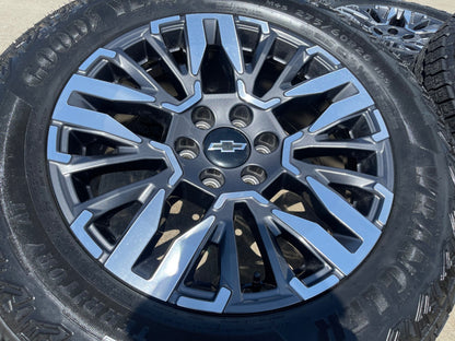 20" Chevy Silverado Z71 GMC Sierra Canyon OEM wheels rims SET 2025 2026 2027 NEW
