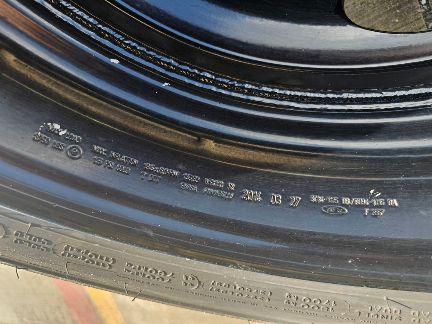 19.5" Ford F-450 F-550 Dually rim RAM 4500 OEM 10x225 spare MICHELIN
