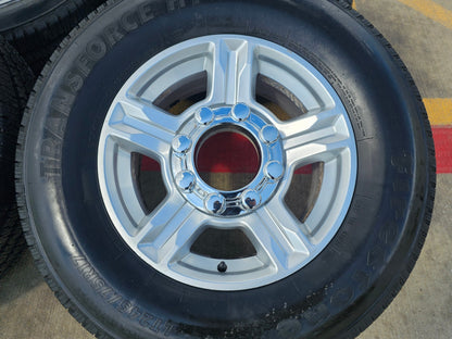 17" Ford F-250 F-350 OEM 10096 wheels rims tires FIRESTONE H/T SET