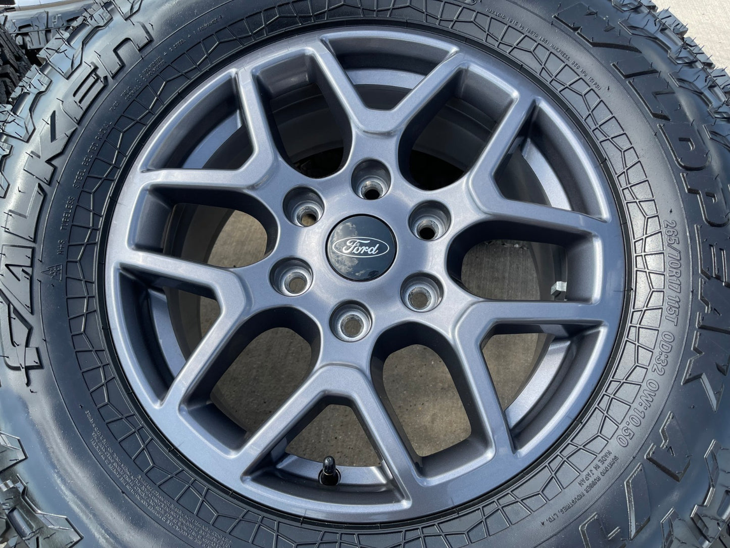 17" Ford Ranger OEM rims wheels Bronco N1WZ1007V SET  2025 2026 2027 NEW FALKEN