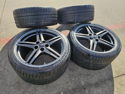 19" + 20" Chevy Corvette Z06 C8 OEM FORGED 94027 94028 wheels rims 2024 2026 NEW
