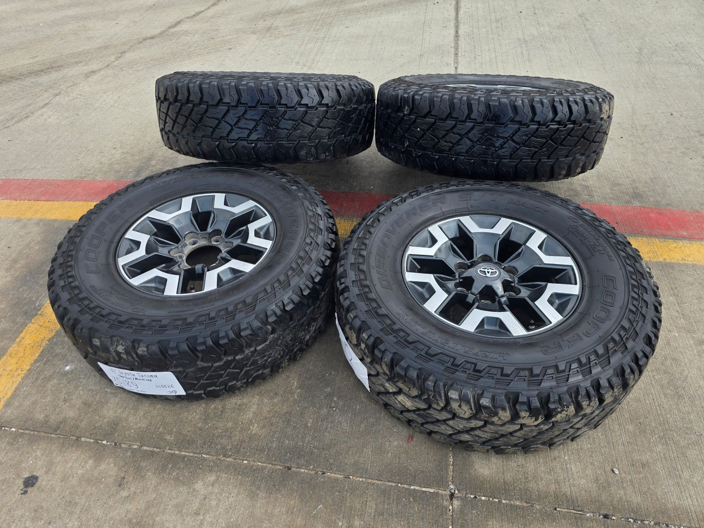 16" Toyota Tacoma TRD wheels rims 75189 OEM 4Runner tires COOPER S/T MAXX