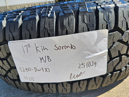 17" Kia Sorento X-PRO OEM wheels rims tires Telluride Sedona 2025 2026 SET NEW