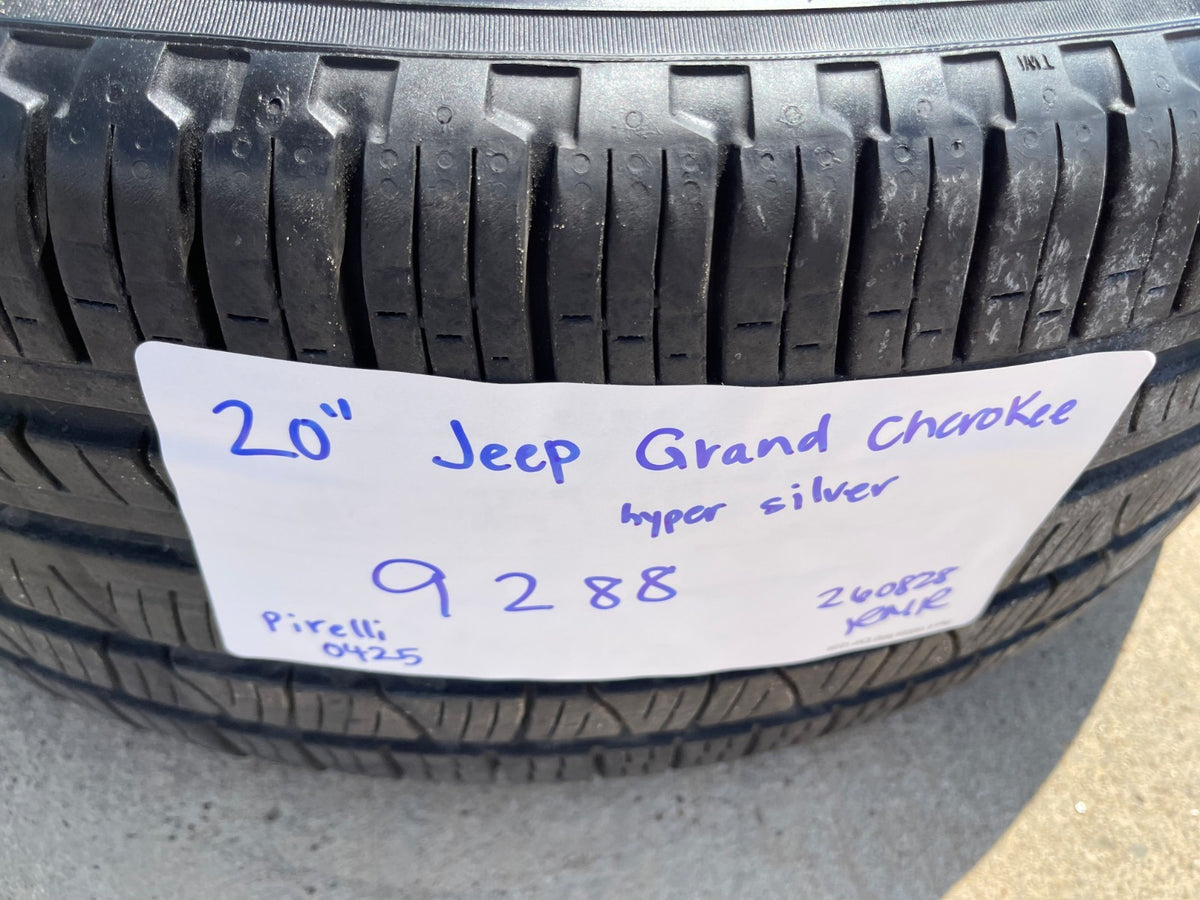20" Jeep Grand Cherokee L OEM 9288 wheels rims tires PIRELLI SET