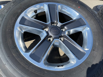 18" Jeep Wrangler Sahara OEM wheel rim 9221 spare 2021 2022 2023 2024 2025 NEW