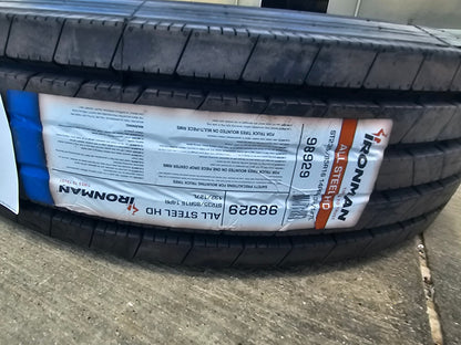 (1) 235/85/16 Ironman All Steel HD tire 235/85R16 LT 14 ply LR G 132L NEW