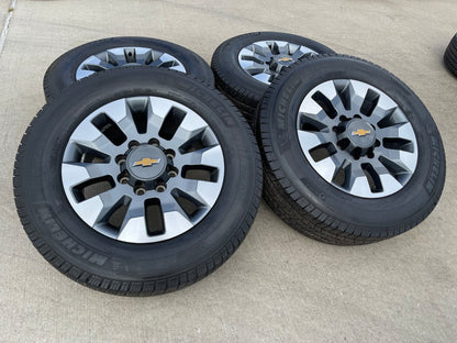 20" Chevy Silverado GMC Sierra AT4 2500 3500 OEM 5960 5947 wheels rims MICHELIN