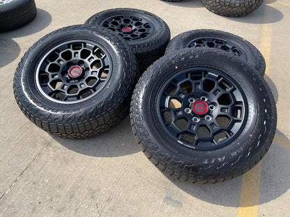 18" Toyota Tundra TRD BBS FORGED OEM black 95458 wheels rims Sequoia FALKEN NEW