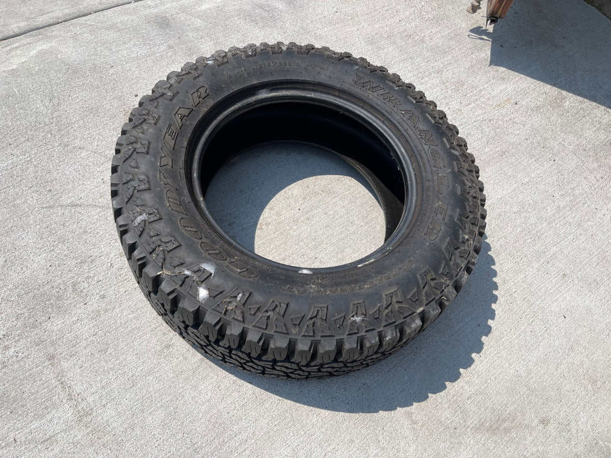 (1) 275/65/18 Goodyear Wrangler Ultra Terrain A/T tire 275/65R18 LT 10 ply LRE