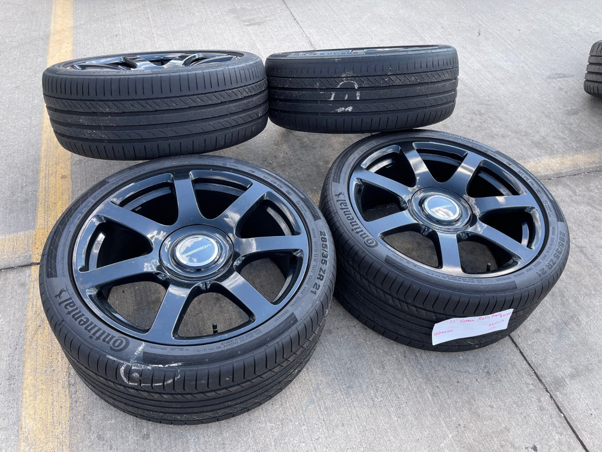 21" Vossen Rolls Royce Wraith Ghost Dawn wheels rims tires 5x120