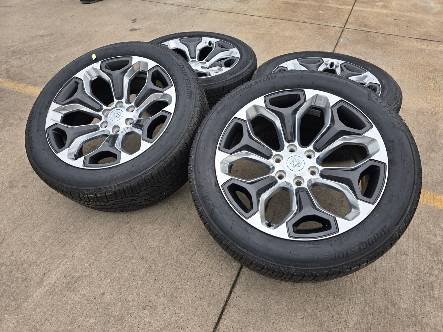 22" Dodge Ram 1500 OEM LIMITED Laramie wheels rims 2685 GRAY 2022 2023 2024 2025