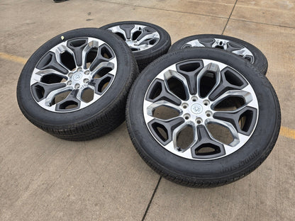 22" Dodge Ram 1500 OEM LIMITED Laramie wheels rims 2685 GRAY 2022 2023 2024 2025