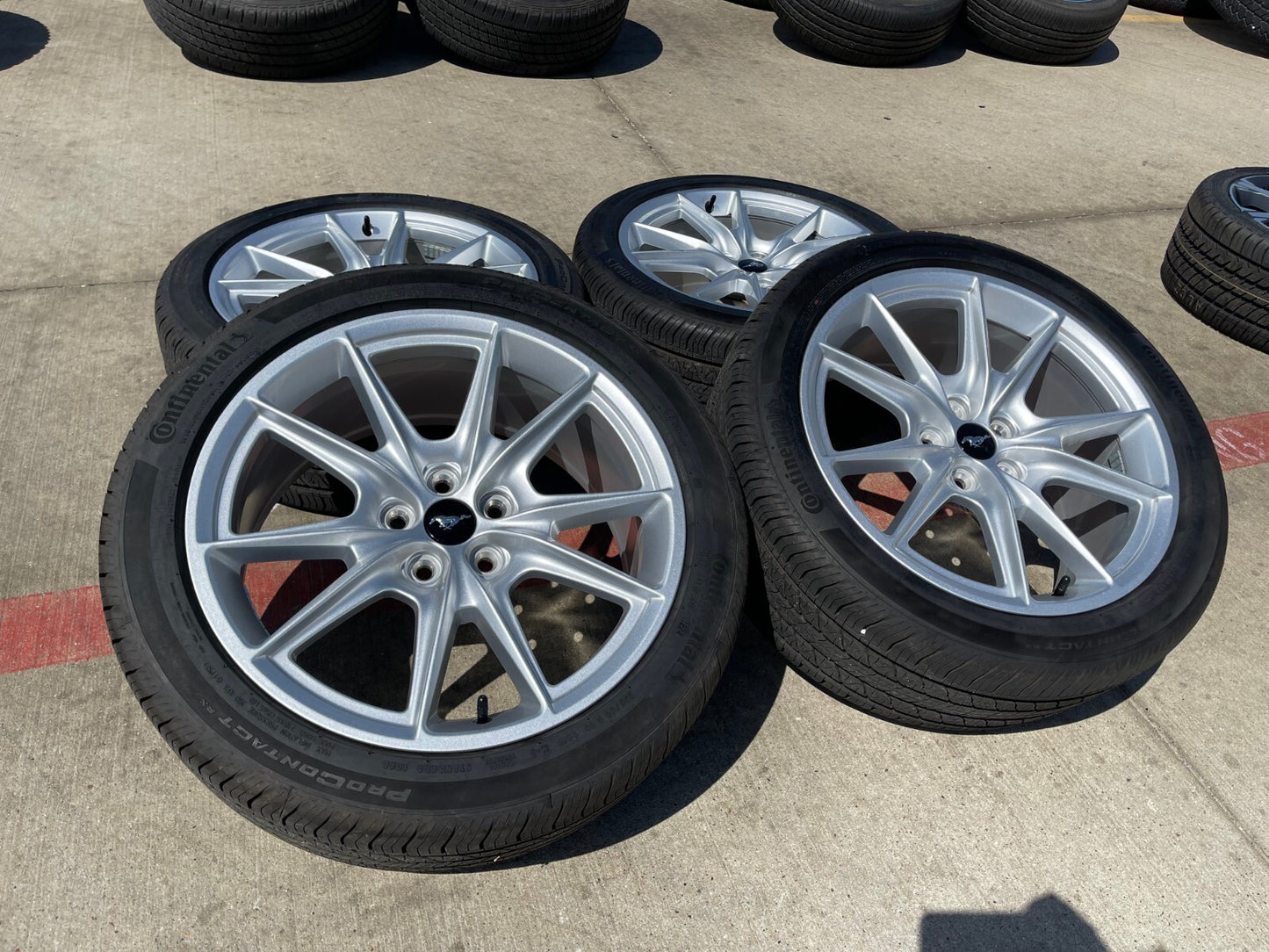 19" Ford Mustang Stealth GT OEM wheels rims 95759 tires 2023 2024 2025 2026 NEW