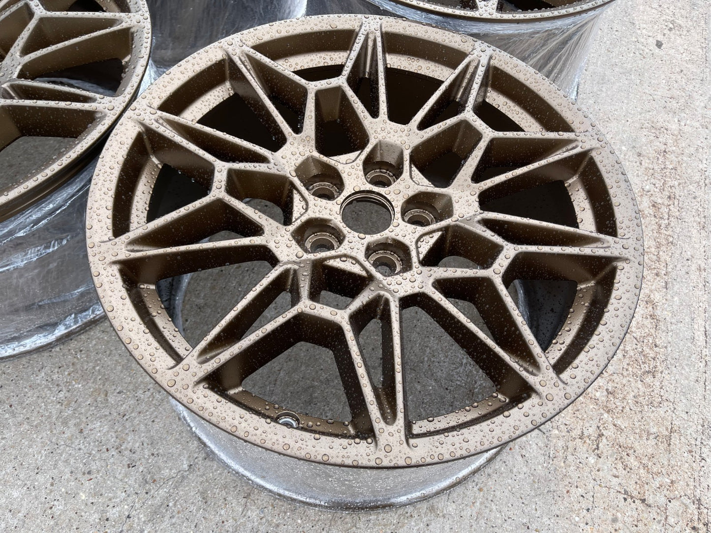 19" Ford Mustang GT Track Pack OEM 10600 10603 Bronze wheels rims 2025 2026 NEW