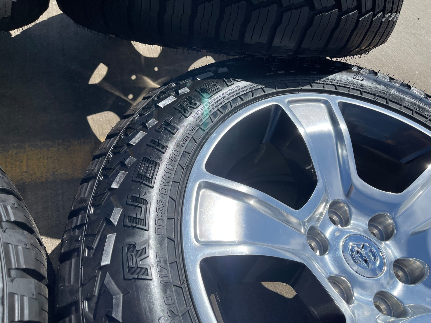 20" Dodge Ram 1500 OEM LIMITED 2676 2723 wheels rims 2025 2026 FALKEN A/T NEW