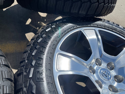 20" Dodge Ram 1500 OEM LIMITED 2676 2723 wheels rims 2025 2026 FALKEN A/T NEW