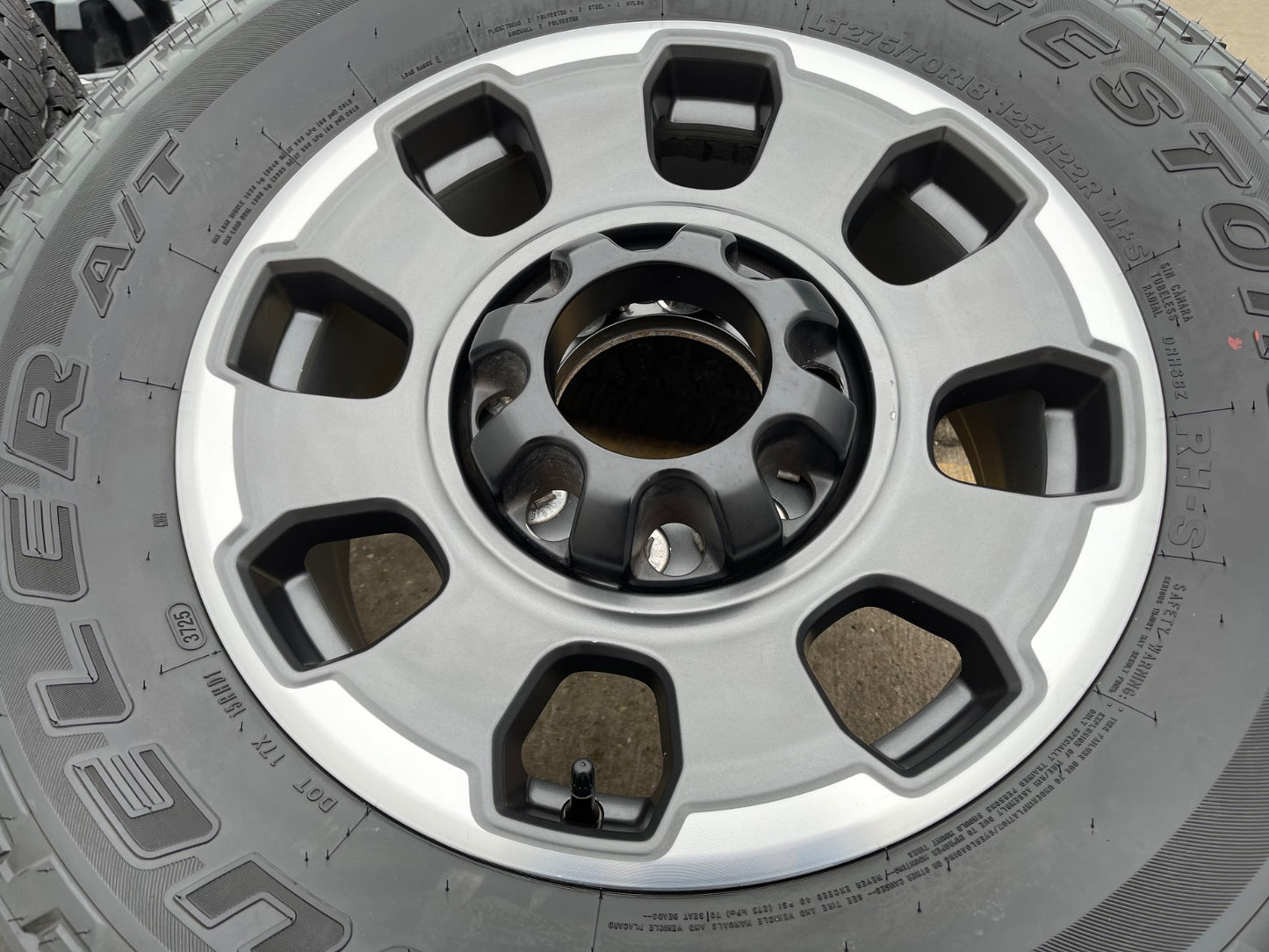 18" Ford F-250 F-350 OEM TREMOR 10482 rims wheels 2024 2025 2026 BRIDGESTONE