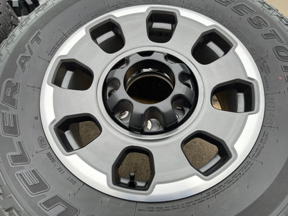 18" Ford F-250 F-350 OEM TREMOR 10482 rims wheels 2024 2025 2026 BRIDGESTONE