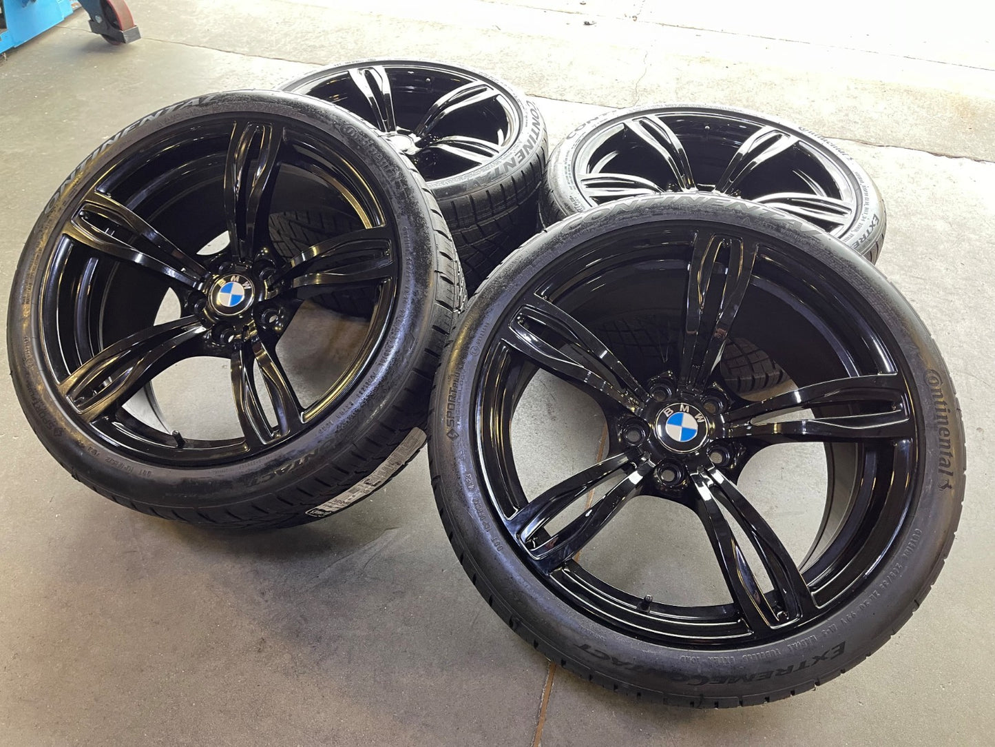 20" BMW M6 M5 OEM 71577 71578 wheels rims 5x120 Style 343 CONTINENTAL NEW