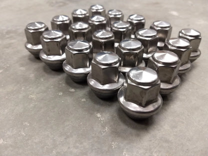 (20) 14x1.5 OEM Ford lug nuts polished Mustang OE 2015-2026