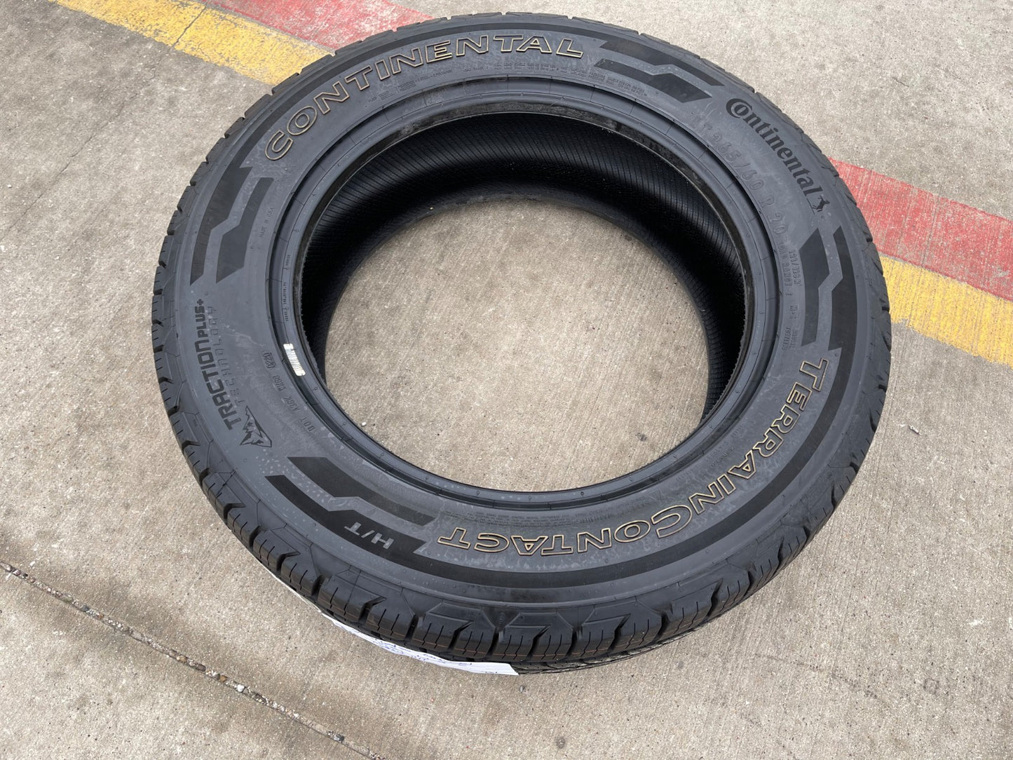 (1) 265/60/20 Continental Terrain Contact H/T OWL tire 118R LT 10 PLY LRE NEW