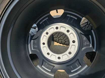 18" Ford F-250 F-350 TREMOR FX-4 OEM black wheels 10298 tires 35"