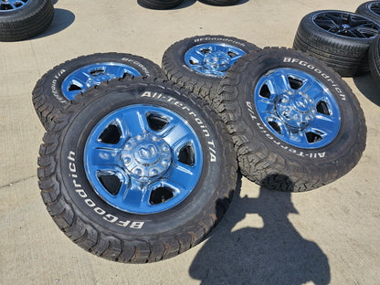 18" Dodge Ram 2500 3500 STEEL chrome OEM 2473 wheels rims SET BFG KO3 A/T