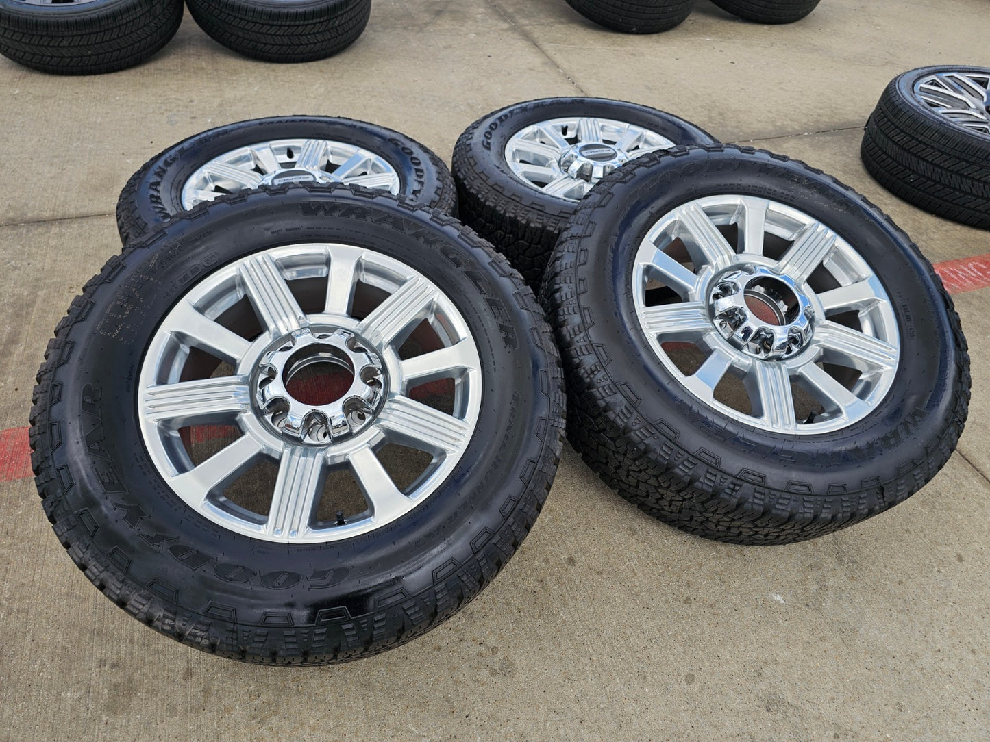 20" Ford F-250 F-350 Platinum OEM 10153 rims wheels 2020 2022 2025 2026 2027