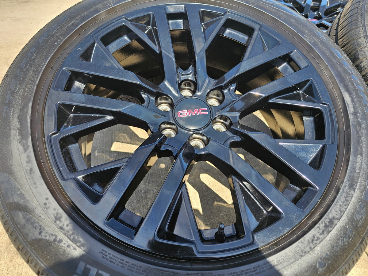 22" GMC Yukon Sierra OEM Chevy Silverado Tahoe 5903 wheels rims PIRELLI
