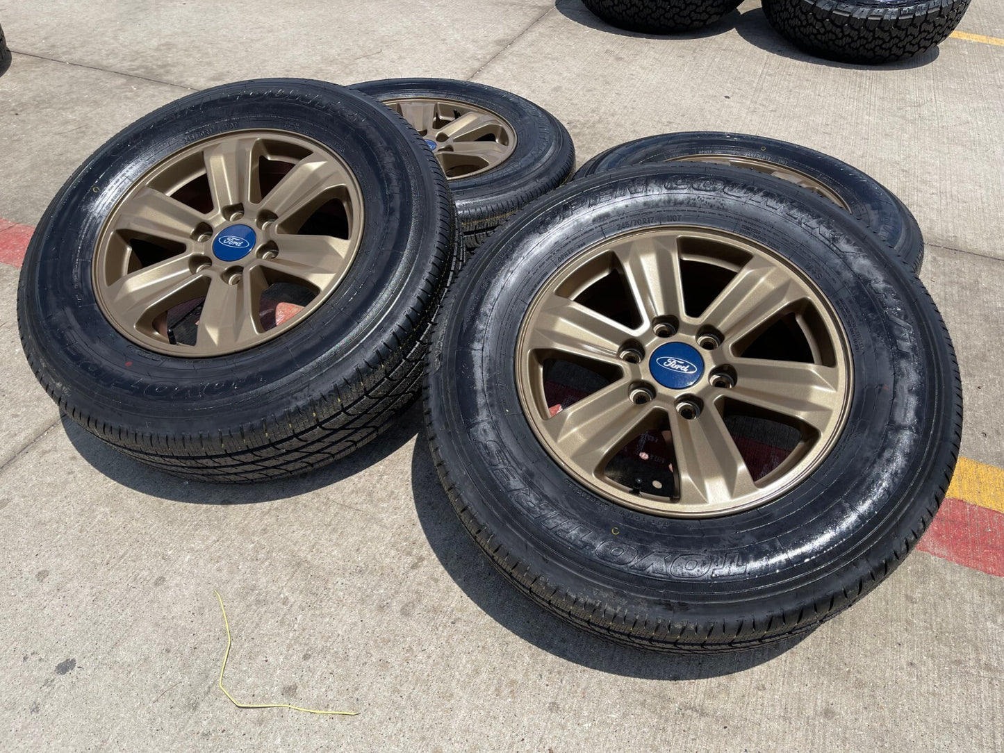 17" Ford F-150 Expedition OEM 3995 rims wheels BRONZE tires NEW