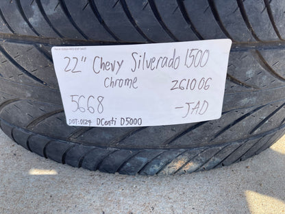 24" 24x9 GMC Yukon Chevy Tahoe 1500 OEM replica wheel rim 5668 spare single