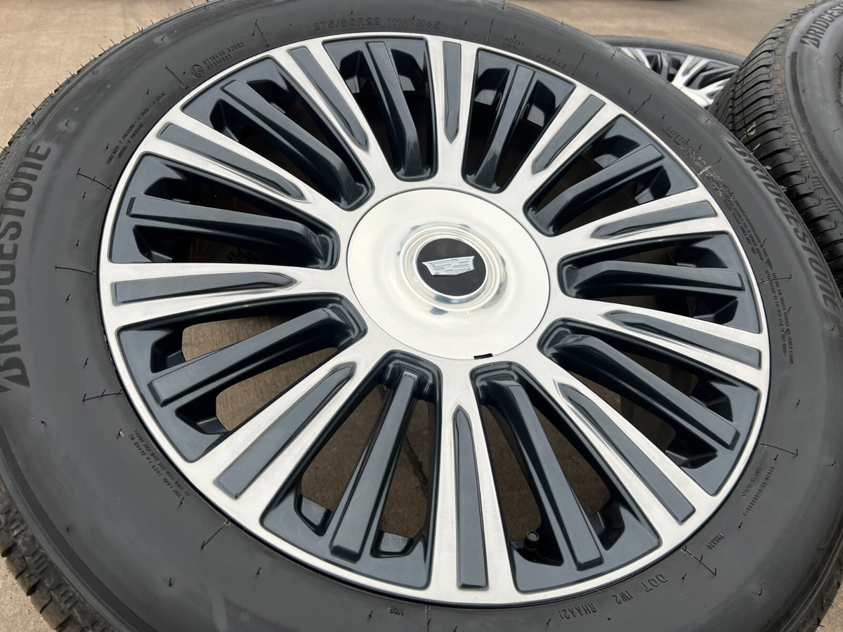 22" Cadillac Escalade Platinum OEM 4876 95167 wheels rims tires SET NEW