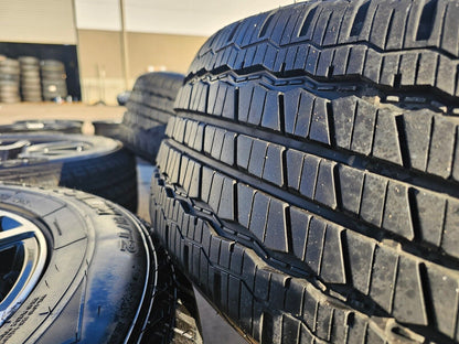 20" GMC Sierra Yukon Chevy OEM black 5914 5918 wheels rims tires A/T