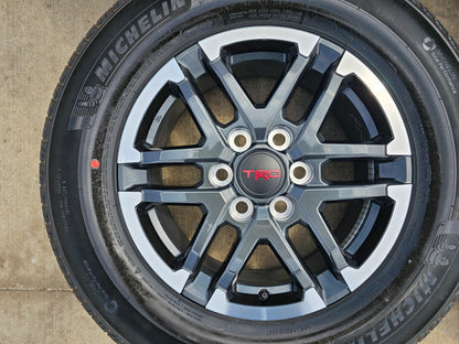 18" Toyota Tacoma TRD OEM black wheels rims tires 2024 2025 NEW