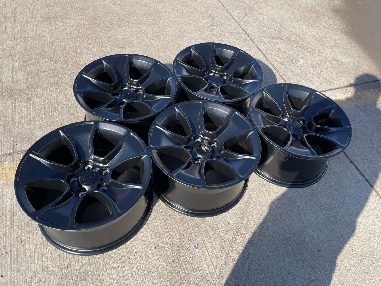 (4) 17" Jeep Wrangler Rubicon OEM 96226 wheels rims Gladiator NEW